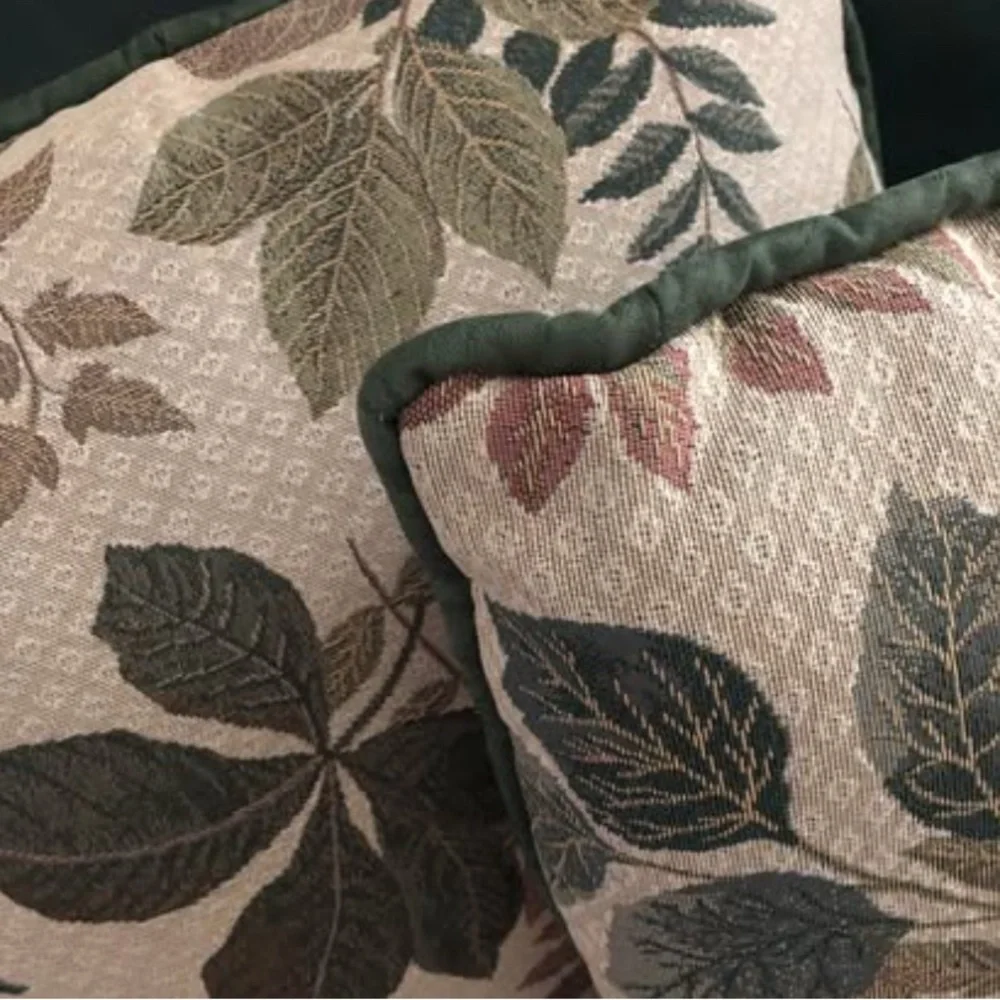 2 Custom Made Decorative Throw Pillows